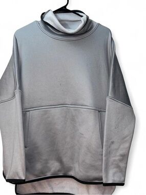 The North Face Light Gray Turtleneck Pullover